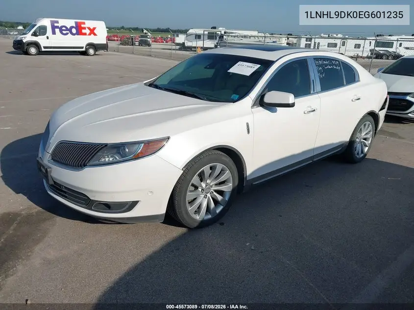 2014 Lincoln Mks VIN: 1LNHL9DK0EG601235 Lot: 45573089