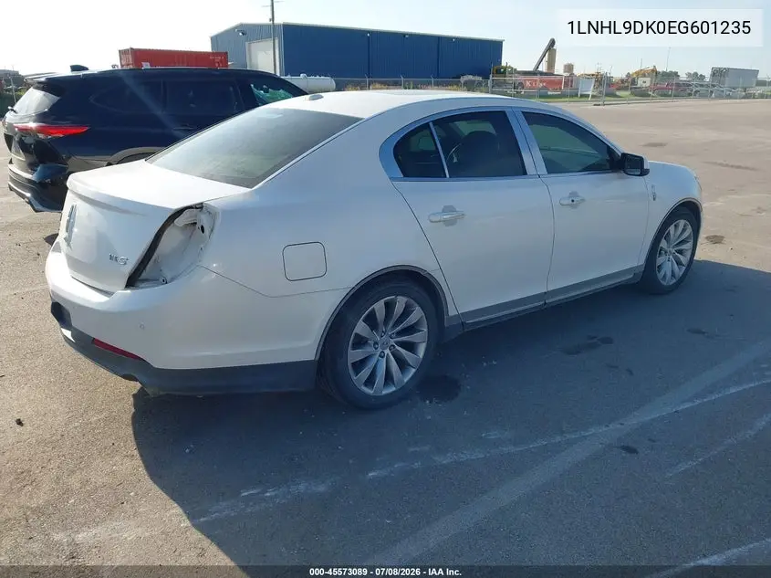 2014 Lincoln Mks VIN: 1LNHL9DK0EG601235 Lot: 45573089
