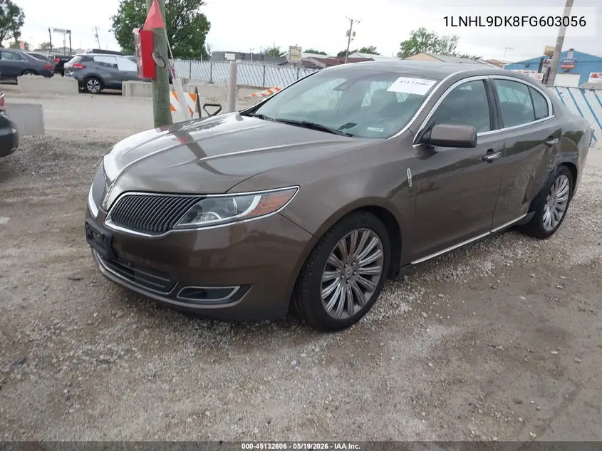 2015 Lincoln Mks VIN: 1LNHL9DK8FG603056 Lot: 45132606