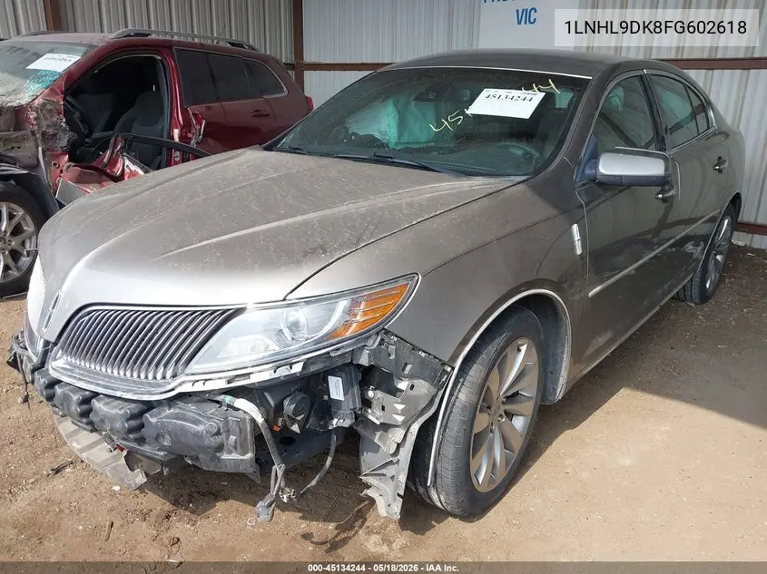 2015 Lincoln Mks VIN: 1LNHL9DK8FG602618 Lot: 45134244