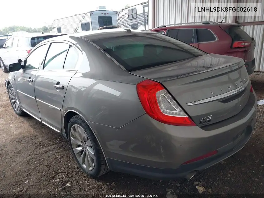 2015 Lincoln Mks VIN: 1LNHL9DK8FG602618 Lot: 45134244