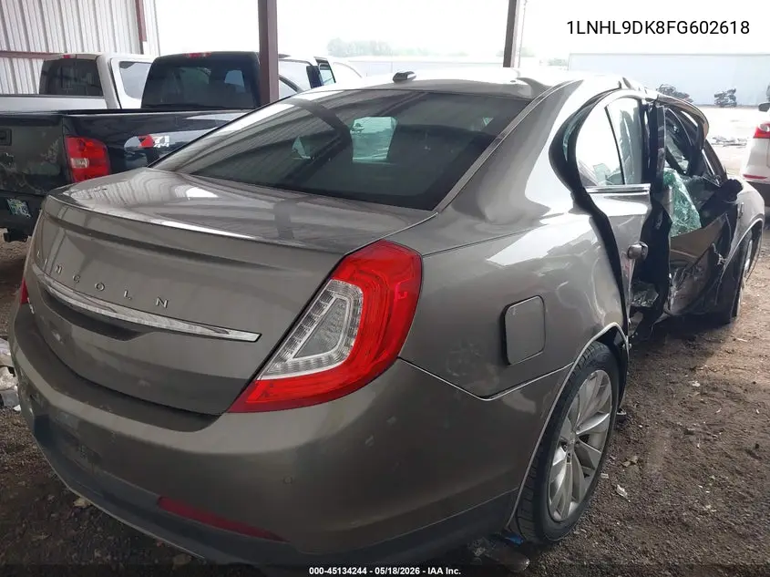2015 Lincoln Mks VIN: 1LNHL9DK8FG602618 Lot: 45134244