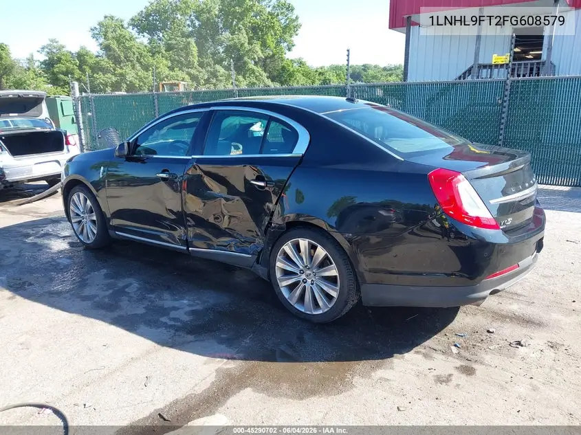 2015 Lincoln Mks Ecoboost VIN: 1LNHL9FT2FG608579 Lot: 45290702