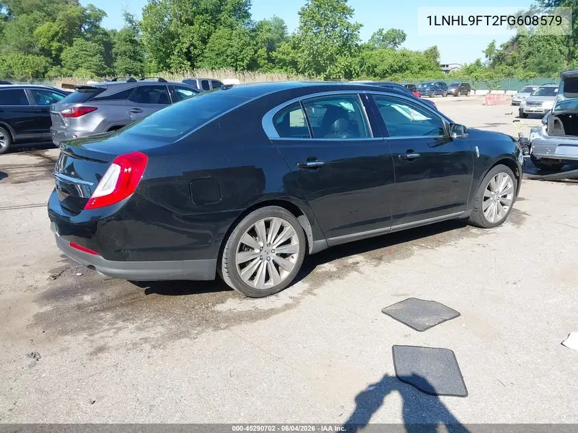 2015 Lincoln Mks Ecoboost VIN: 1LNHL9FT2FG608579 Lot: 45290702
