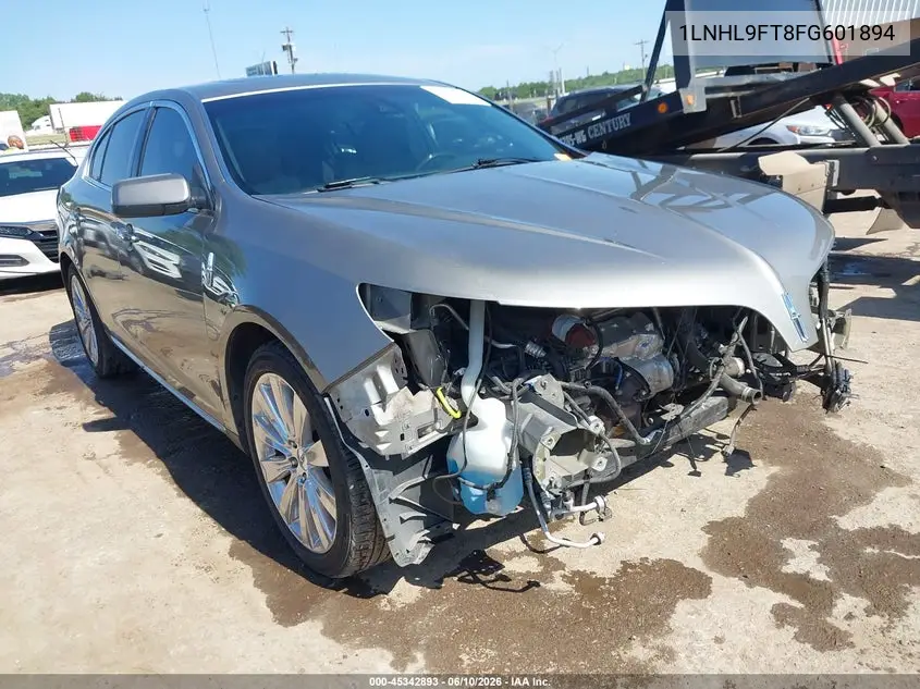 2015 Lincoln Mks Ecoboost VIN: 1LNHL9FT8FG601894 Lot: 45342893