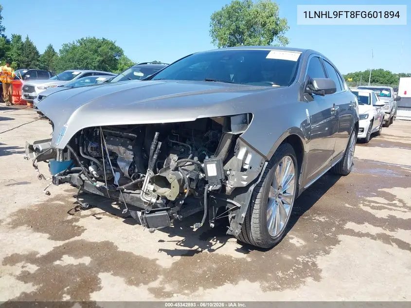 2015 Lincoln Mks Ecoboost VIN: 1LNHL9FT8FG601894 Lot: 45342893