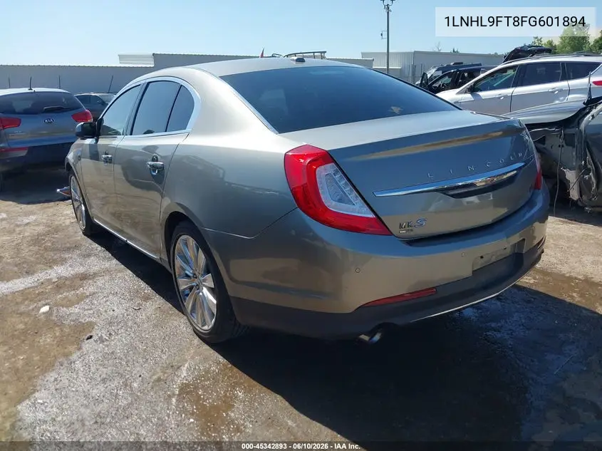 2015 Lincoln Mks Ecoboost VIN: 1LNHL9FT8FG601894 Lot: 45342893