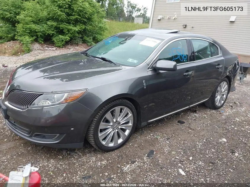 2015 Lincoln Mks Ecoboost VIN: 1LNHL9FT3FG605173 Lot: 45373586