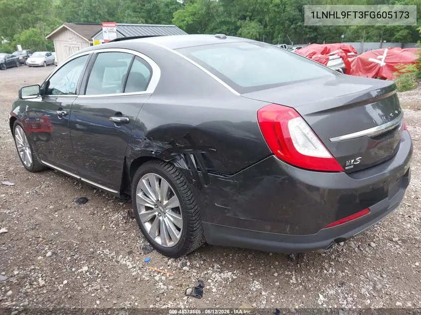 2015 Lincoln Mks Ecoboost VIN: 1LNHL9FT3FG605173 Lot: 45373586