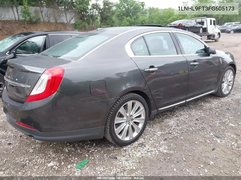 2015 Lincoln Mks Ecoboost VIN: 1LNHL9FT3FG605173 Lot: 45373586