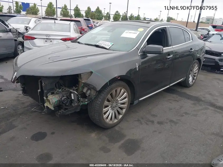 2015 Lincoln Mks VIN: 1LNHL9DK7FG607955 Lot: 45389488