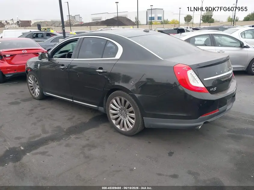 2015 Lincoln Mks VIN: 1LNHL9DK7FG607955 Lot: 45389488