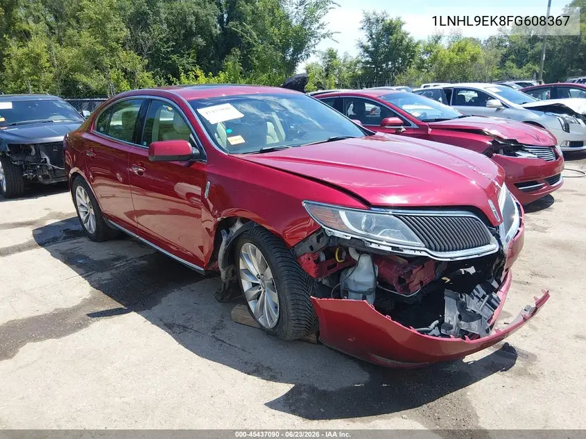 2015 Lincoln Mks VIN: 1LNHL9EK8FG608367 Lot: 45437090