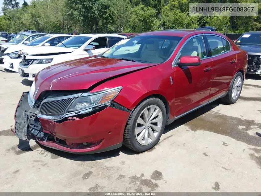 2015 Lincoln Mks VIN: 1LNHL9EK8FG608367 Lot: 45437090