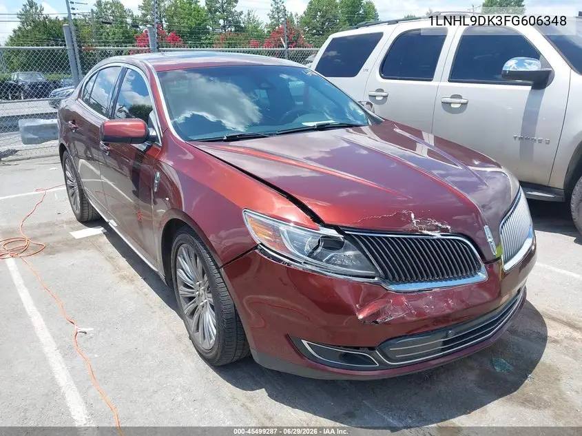 2015 Lincoln Mks VIN: 1LNHL9DK3FG606348 Lot: 45499287