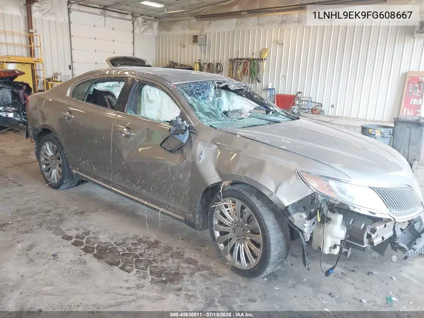2015 Lincoln Mks VIN: 1LNHL9EK9FG608667 Lot: 45630511