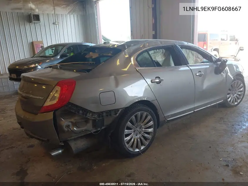 2015 Lincoln Mks VIN: 1LNHL9EK9FG608667 Lot: 45630511