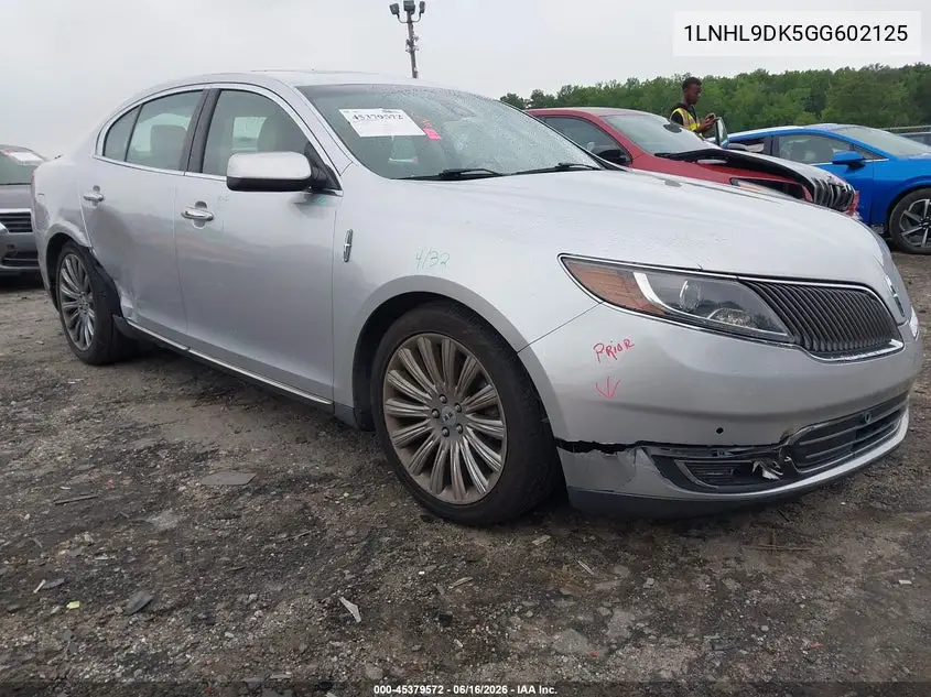2016 Lincoln Mks VIN: 1LNHL9DK5GG602125 Lot: 45379572