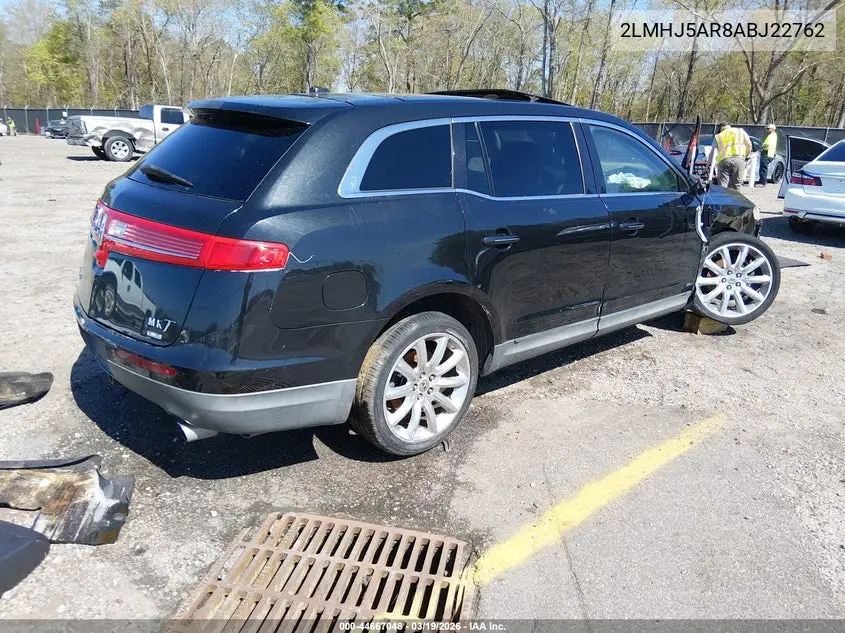 2010 Lincoln Mkt VIN: 2LMHJ5AR8ABJ22762 Lot: 44667048