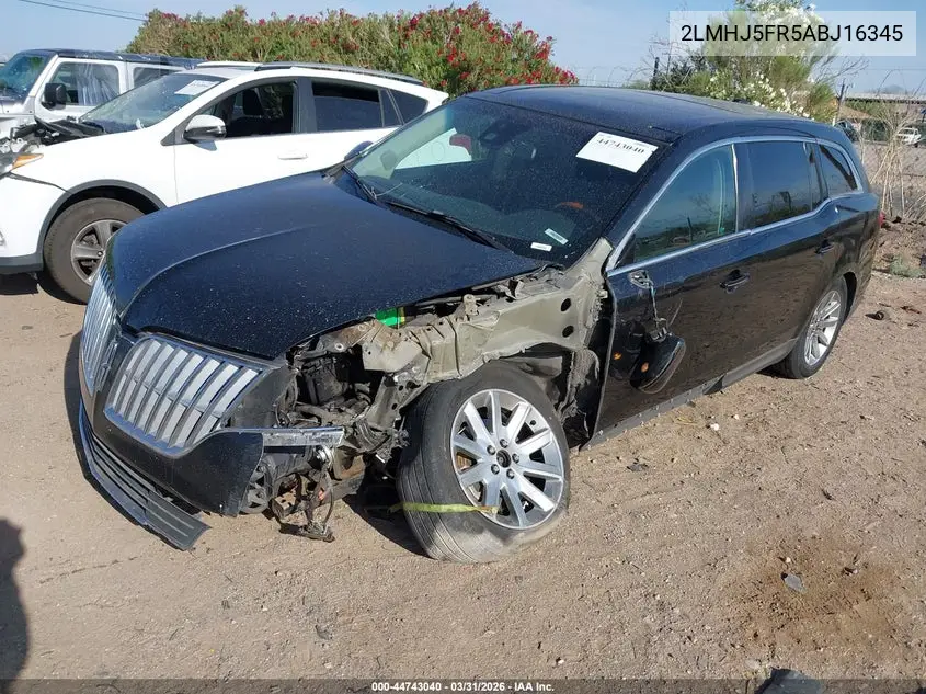 2010 Lincoln Mkt VIN: 2LMHJ5FR5ABJ16345 Lot: 44743040