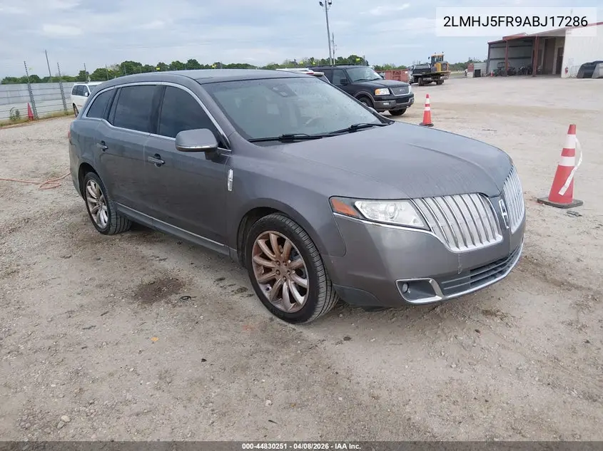2010 Lincoln Mkt VIN: 2LMHJ5FR9ABJ17286 Lot: 44830251
