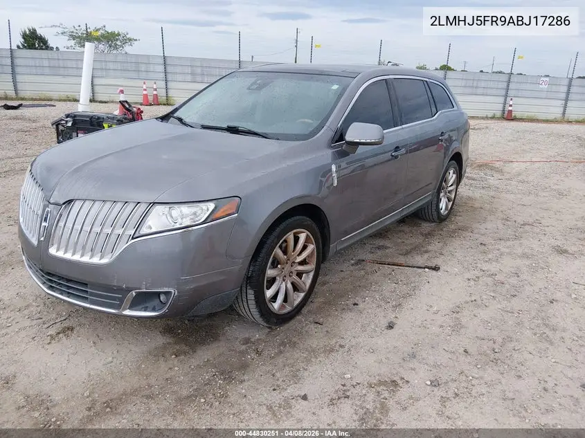 2010 Lincoln Mkt VIN: 2LMHJ5FR9ABJ17286 Lot: 44830251