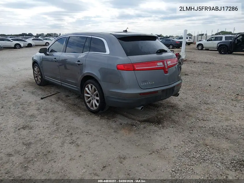 2010 Lincoln Mkt VIN: 2LMHJ5FR9ABJ17286 Lot: 44830251