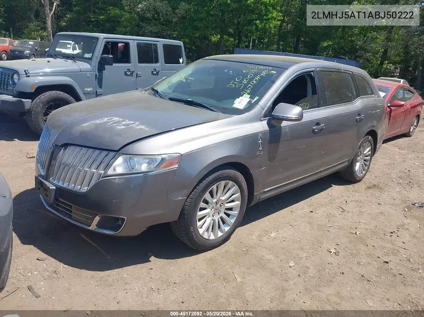 2010 Lincoln Mkt Ecoboost VIN: 2LMHJ5AT1ABJ50222 Lot: 45172092