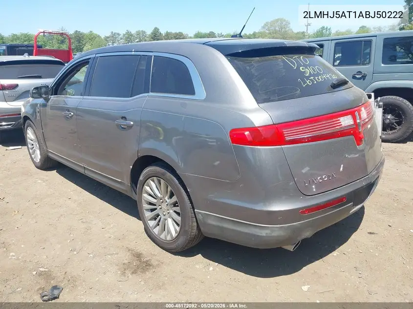 2010 Lincoln Mkt Ecoboost VIN: 2LMHJ5AT1ABJ50222 Lot: 45172092