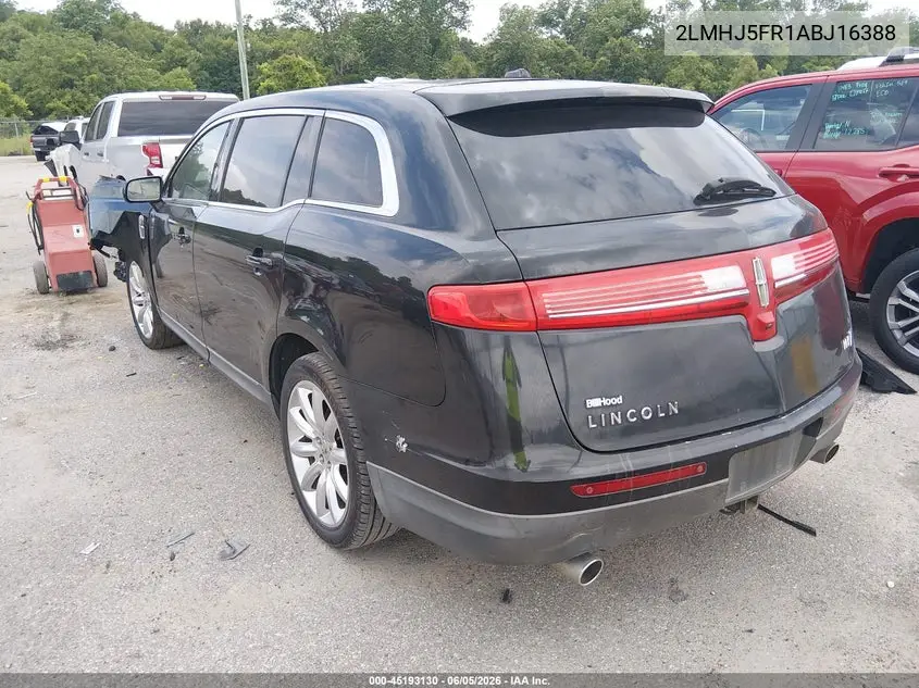 2010 Lincoln Mkt VIN: 2LMHJ5FR1ABJ16388 Lot: 45193130