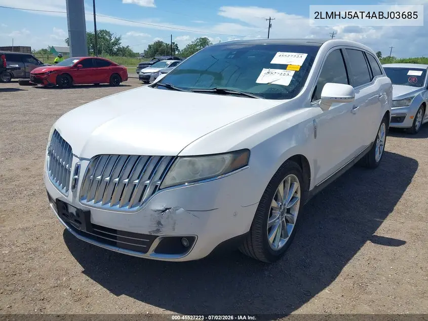 2010 Lincoln Mkt Ecoboost VIN: 2LMHJ5AT4ABJ03685 Lot: 45527223