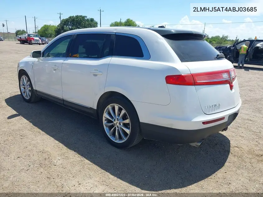 2010 Lincoln Mkt Ecoboost VIN: 2LMHJ5AT4ABJ03685 Lot: 45527223