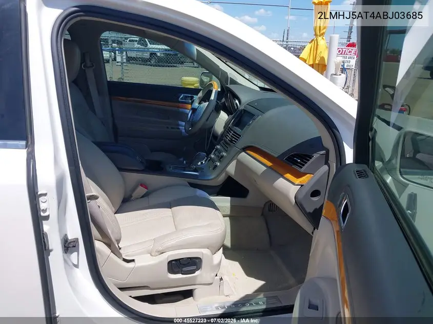 2010 Lincoln Mkt Ecoboost VIN: 2LMHJ5AT4ABJ03685 Lot: 45527223