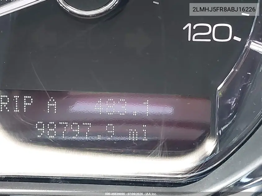 2010 Lincoln Mkt VIN: 2LMHJ5FR8ABJ16226 Lot: 45535055