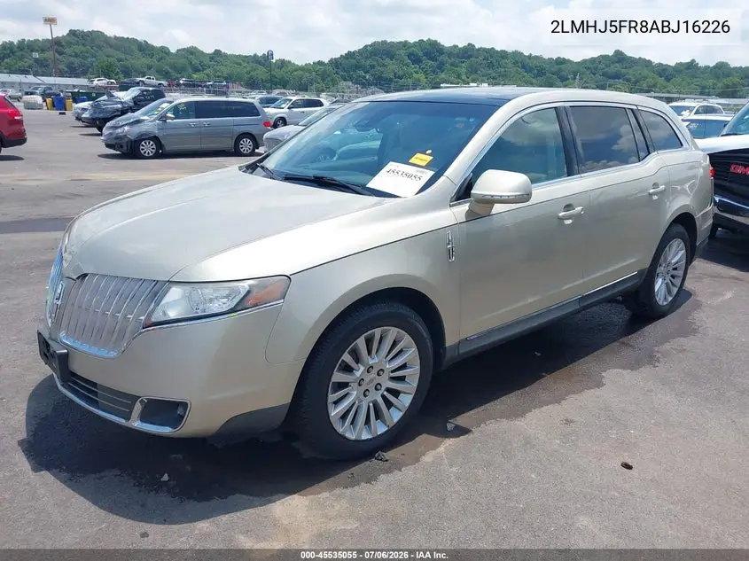 2010 Lincoln Mkt VIN: 2LMHJ5FR8ABJ16226 Lot: 45535055
