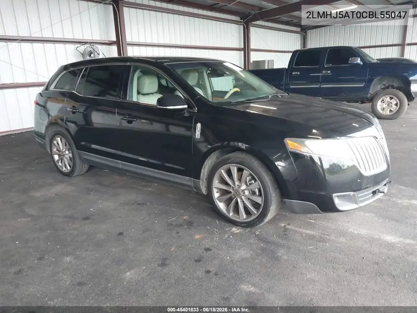 2012 Lincoln Mkt Ecoboost VIN: 2LMHJ5AT0CBL55047 Lot: 45401833