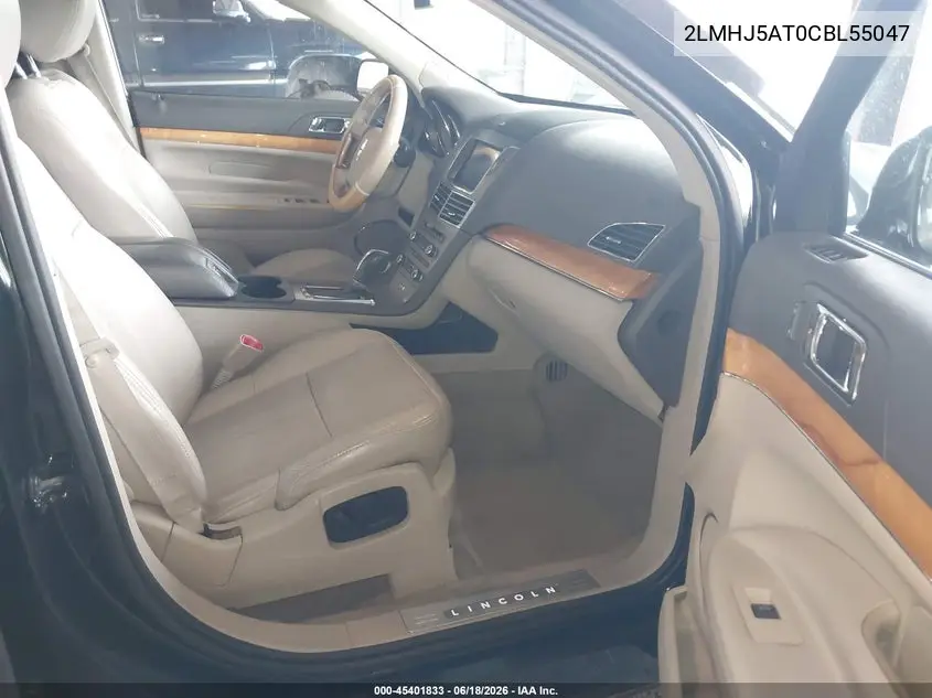2012 Lincoln Mkt Ecoboost VIN: 2LMHJ5AT0CBL55047 Lot: 45401833
