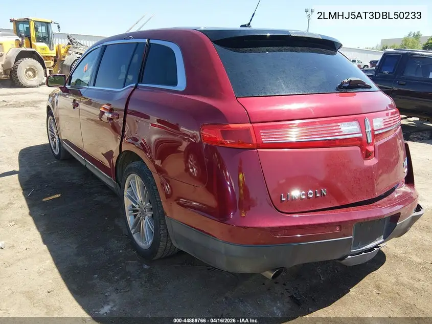 2013 Lincoln Mkt Ecoboost VIN: 2LMHJ5AT3DBL50233 Lot: 44889766