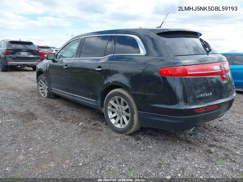 2013 Lincoln Mkt Livery VIN: 2LMHJ5NK5DBL59193 Lot: 45037183