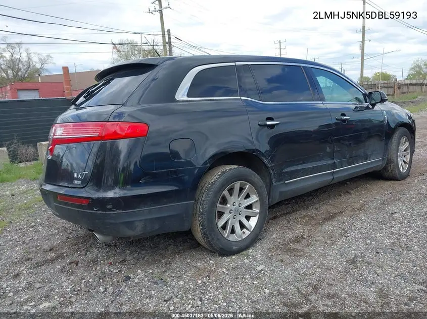 2013 Lincoln Mkt Livery VIN: 2LMHJ5NK5DBL59193 Lot: 45037183