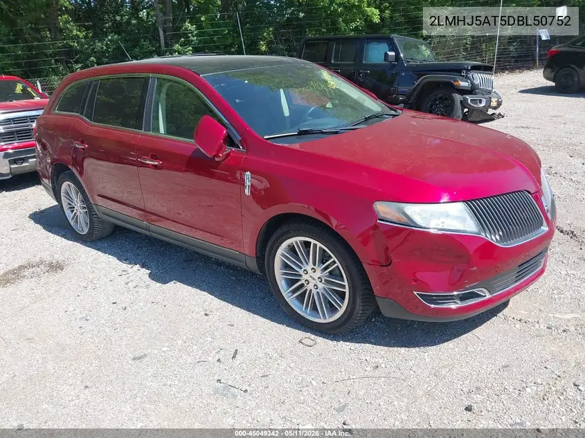 2013 Lincoln Mkt Ecoboost VIN: 2LMHJ5AT5DBL50752 Lot: 45049342
