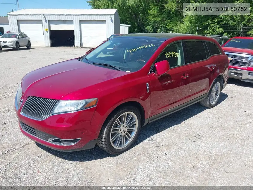 2013 Lincoln Mkt Ecoboost VIN: 2LMHJ5AT5DBL50752 Lot: 45049342