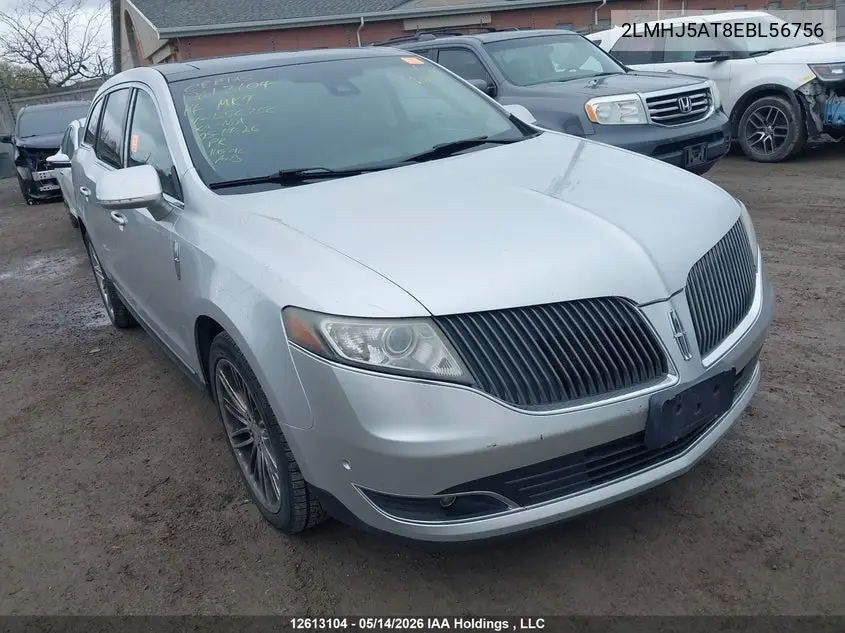 2014 Lincoln Mkt VIN: 2LMHJ5AT8EBL56756 Lot: 12613104