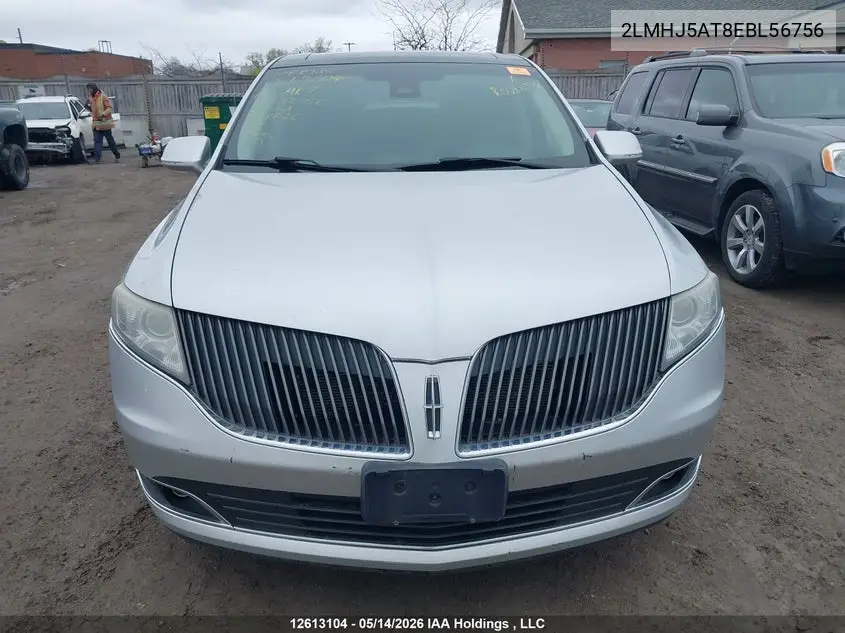 2014 Lincoln Mkt VIN: 2LMHJ5AT8EBL56756 Lot: 12613104