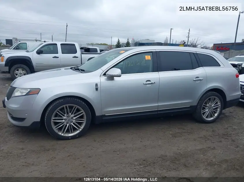 2014 Lincoln Mkt VIN: 2LMHJ5AT8EBL56756 Lot: 12613104
