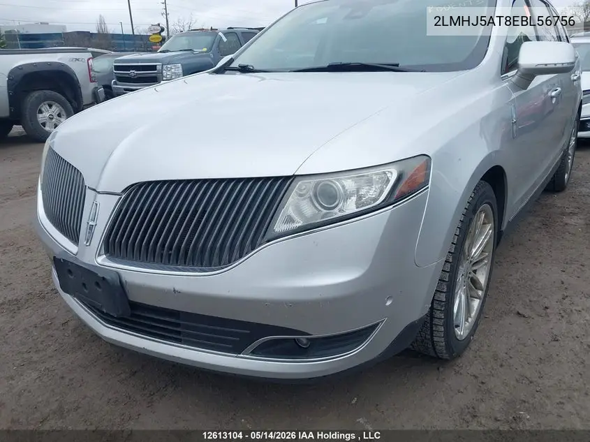 2014 Lincoln Mkt VIN: 2LMHJ5AT8EBL56756 Lot: 12613104
