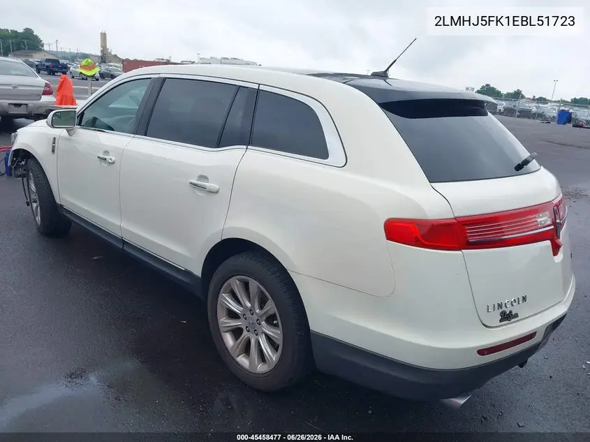 2014 Lincoln Mkt VIN: 2LMHJ5FK1EBL51723 Lot: 45458477