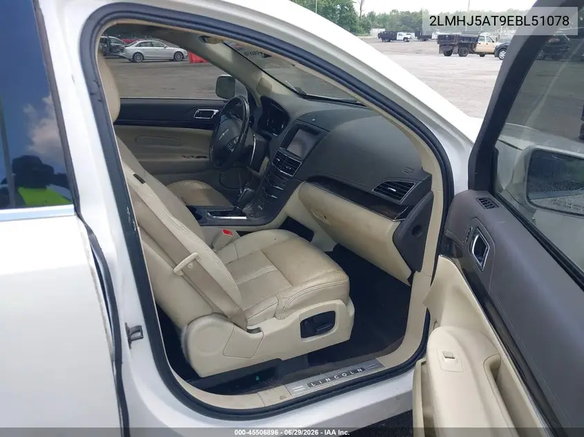 2014 Lincoln Mkt Ecoboost VIN: 2LMHJ5AT9EBL51078 Lot: 45506896
