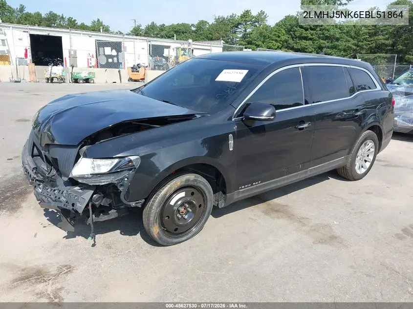 2014 Lincoln Mkt Livery VIN: 2LMHJ5NK6EBL51864 Lot: 45627530