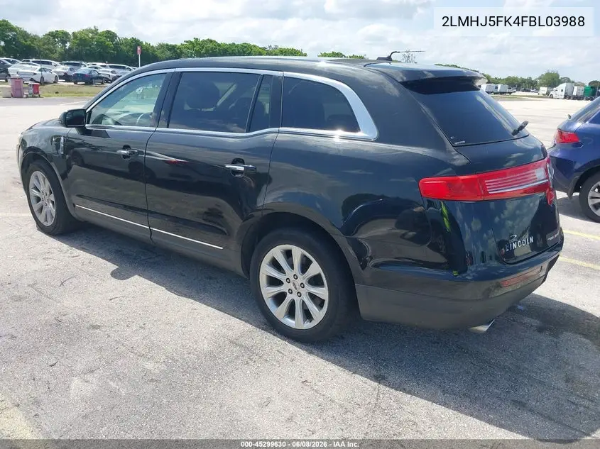 2015 Lincoln Mkt VIN: 2LMHJ5FK4FBL03988 Lot: 45299630